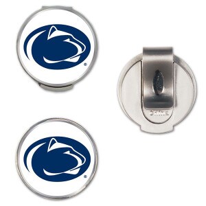 golf hat clip ball markers with Penn State Athletic Logos